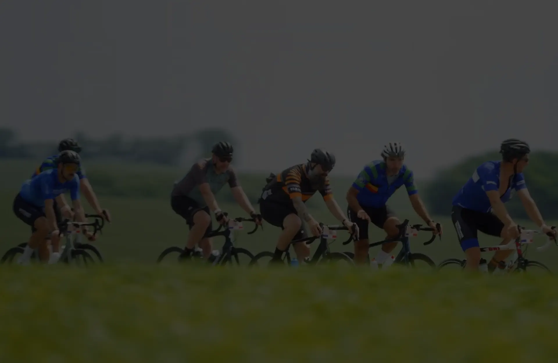 Panorama deel peloton